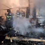 Incendiu la Toplița Mureșului comuna Certej